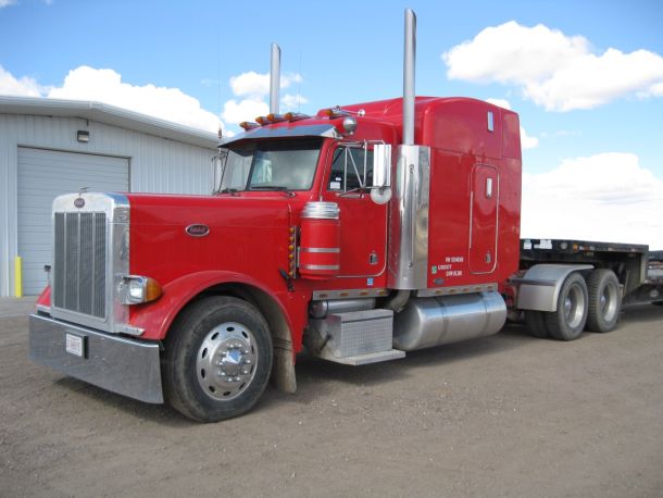 Red Semi Truck